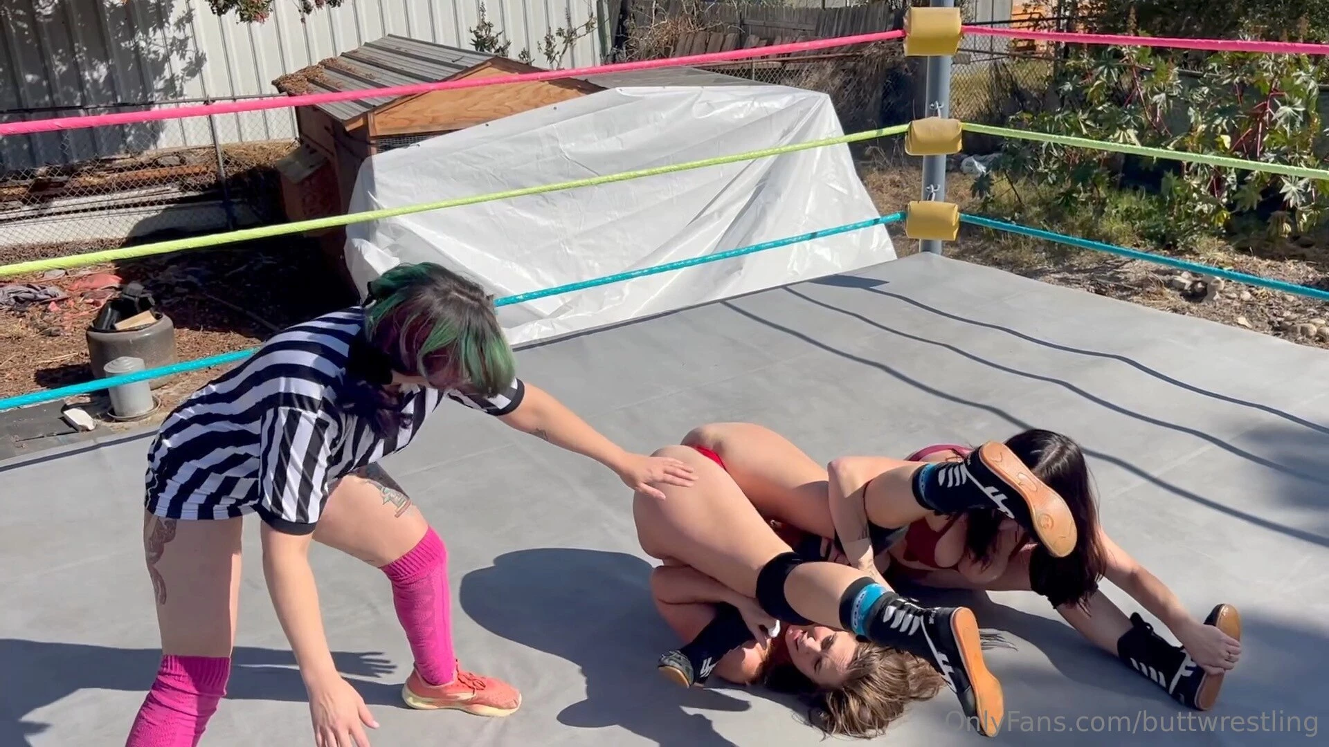 Steviekixx and i really go at it this week with morriganmoxie as the part 3 