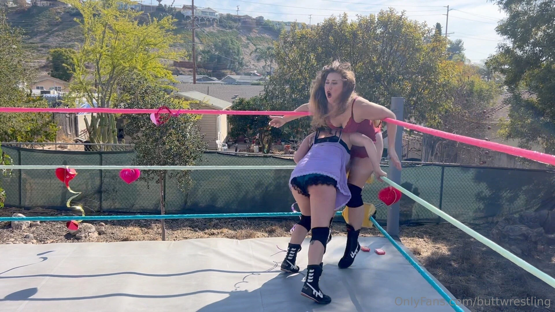 Just in time for valentine s day steviekixx and i wrestling in our part 3 