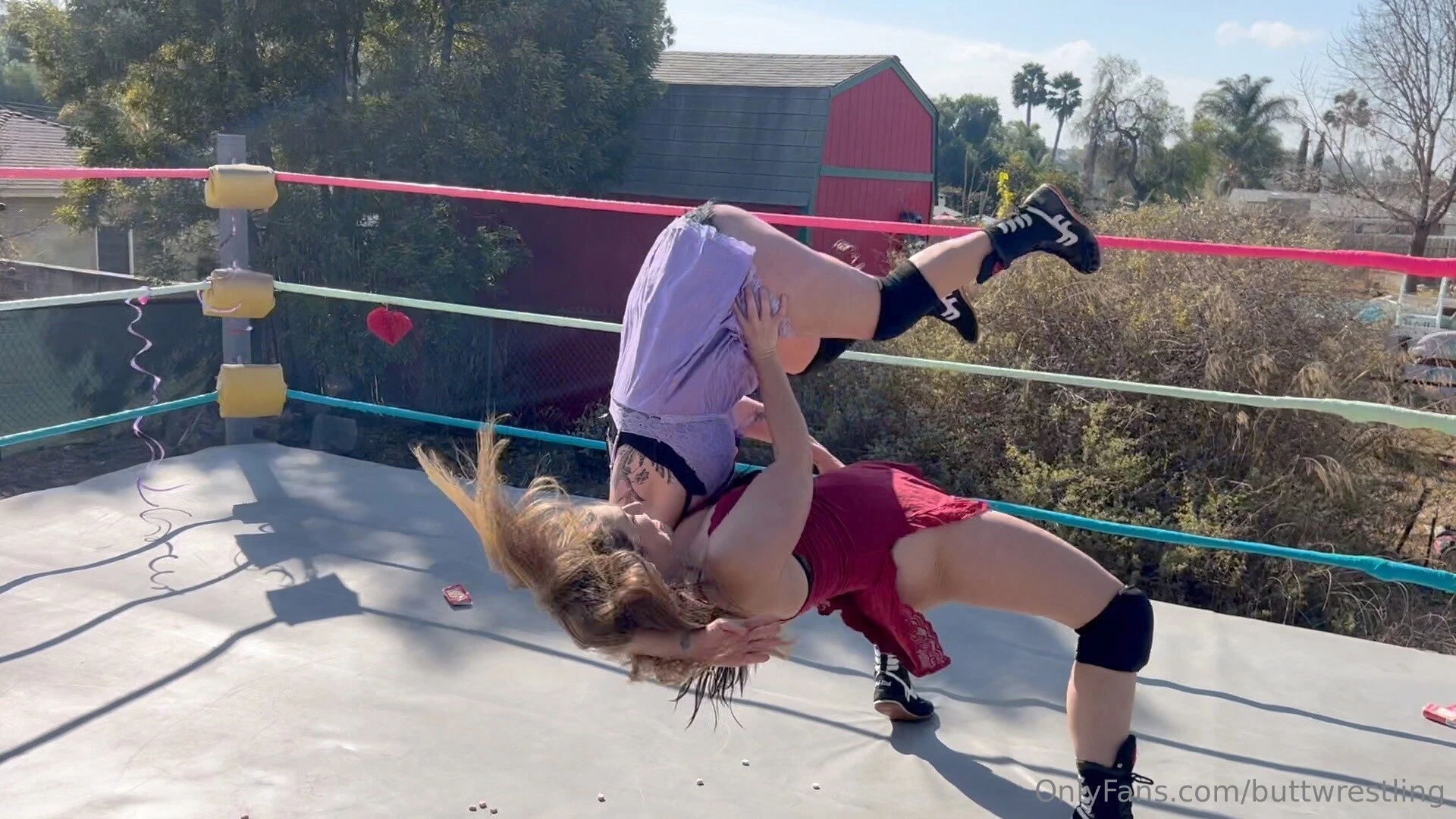 Just in time for valentine s day steviekixx and i wrestling in our part 2 