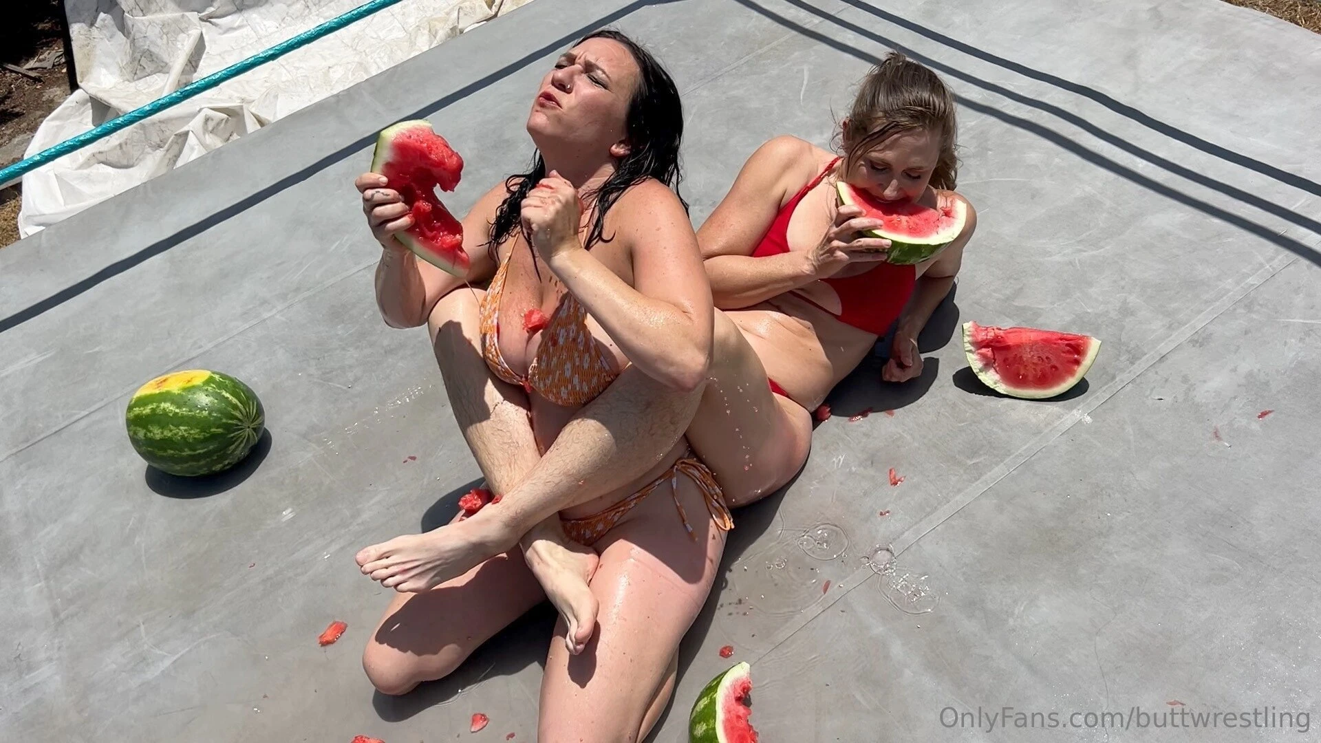 There s nothing like a little snack while i m working melon squeezing part 8 