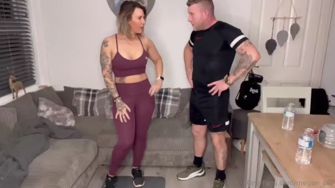 Back from a run with my pt and in the middle of a stretching session part 1 