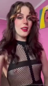 Fishnets make me feel slutty part 6