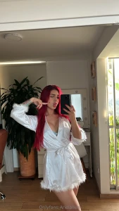 Sweetie guess what s under my robe