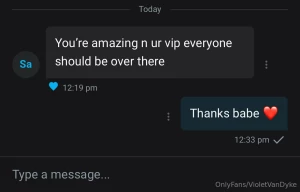 Swipe for some recent reviews from my vip fans part 1