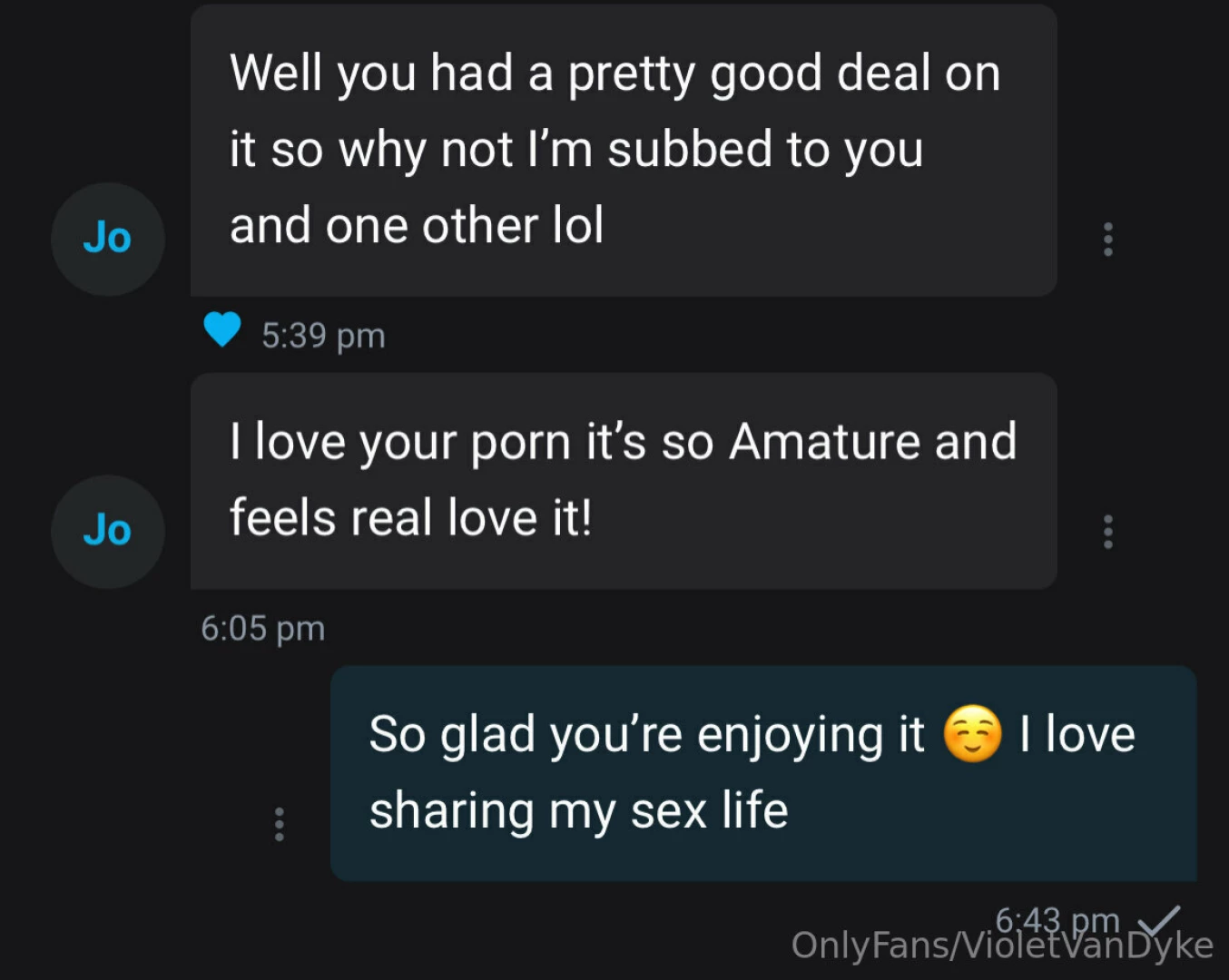 Swipe for some recent reviews from my vip fans 