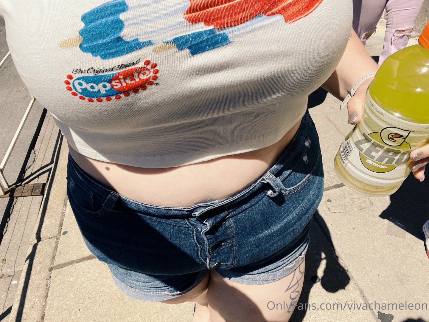 I had a mishap at the pride parade and needed to change my shirt in part 4 