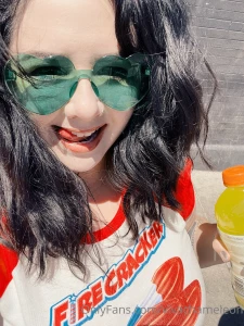 I had a mishap at the pride parade and needed to change my shirt in