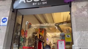 Part 1 2 i went to the assets store in barcelona to buy a jockstrap