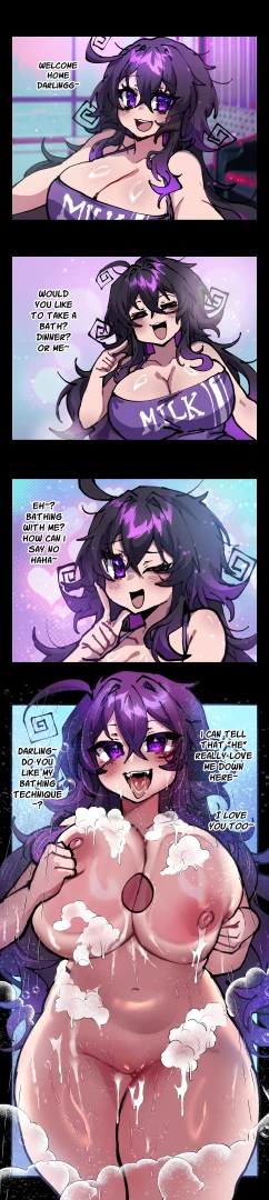 Hq - r18 welcome home 2p artist vtuber art femdom hentai bigboobs part 2 