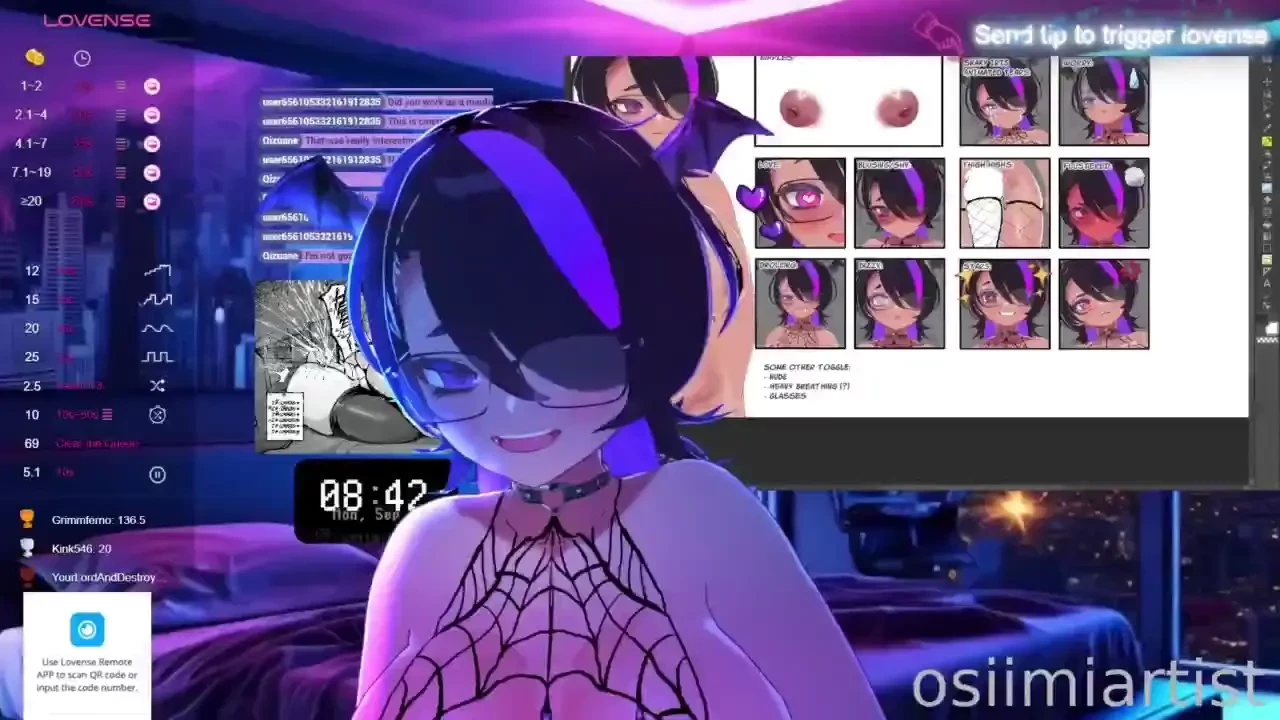 Vods 2 9 24 making nsfw 3d model references reading books watching part 6 