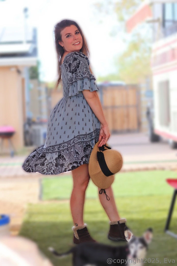 My new summer dress it comes off part 2 