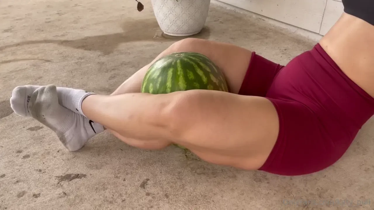 One of the watermelons i crushed yesterday post workout and this thing 
