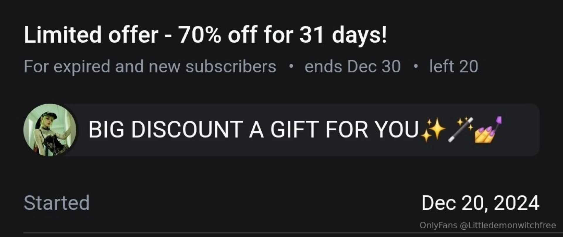 A huge gift for you guys lildemonwitch 