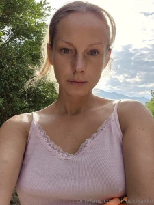 Did you really think i d behave on my morning walk sun on my skin