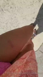 Just casually walking