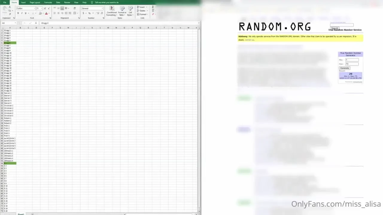 Raffle results i ve disconnected on the weekend so just made the part 1 