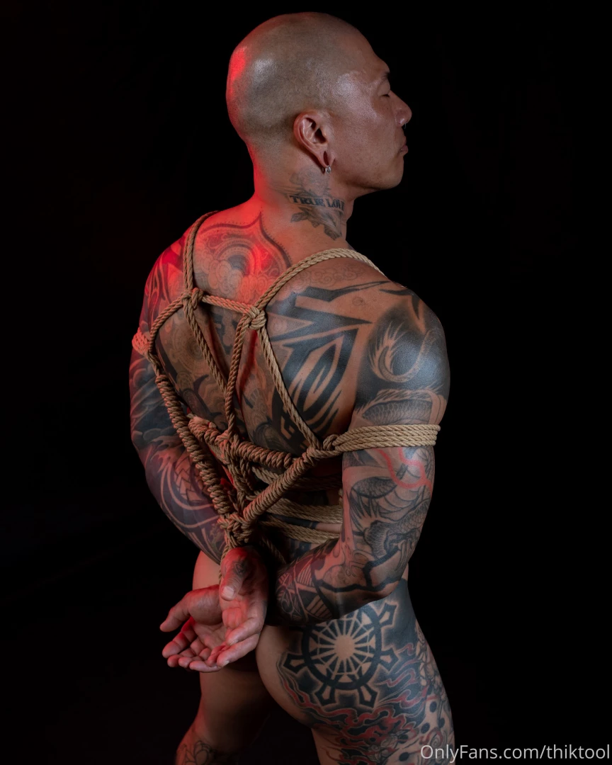 Yesterday s marathon bondage and ball-stretching session with 