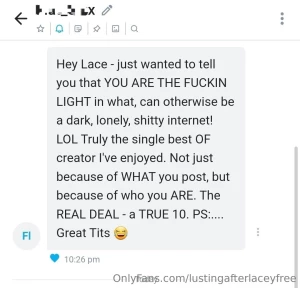 My vip page is 50 off i personally reply to all my messages on of and part 3