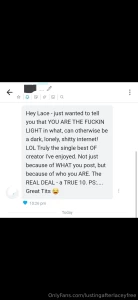 My vip page is 50 off i personally reply to all my messages on of and part 2