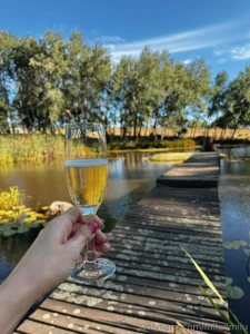 Let s give a toast for having a really great day