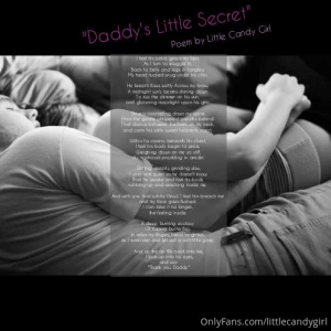 Erotic poetry daddy s little secret poem by little candy girl i feel