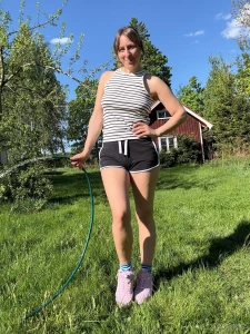 Taking care of my plants beautiful weather today but now it s gonna part 1