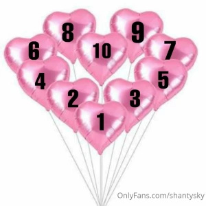 Valentines offer 10 balloons 10 prizes never lose but get a chance to
