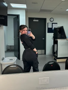 Love sneaking in a quick pic at work