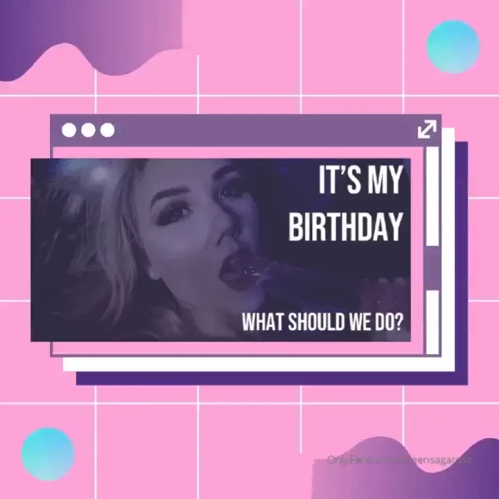 It s my birthday today so i will be doing something special this 