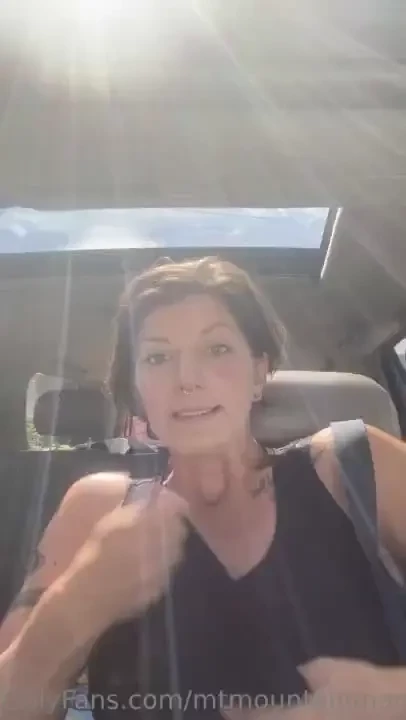 3 morning coffee line flash flashing the ladies to some randos at the 