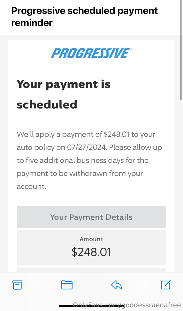 Reminder you have a bill due 