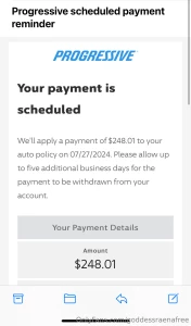 Reminder you have a bill due