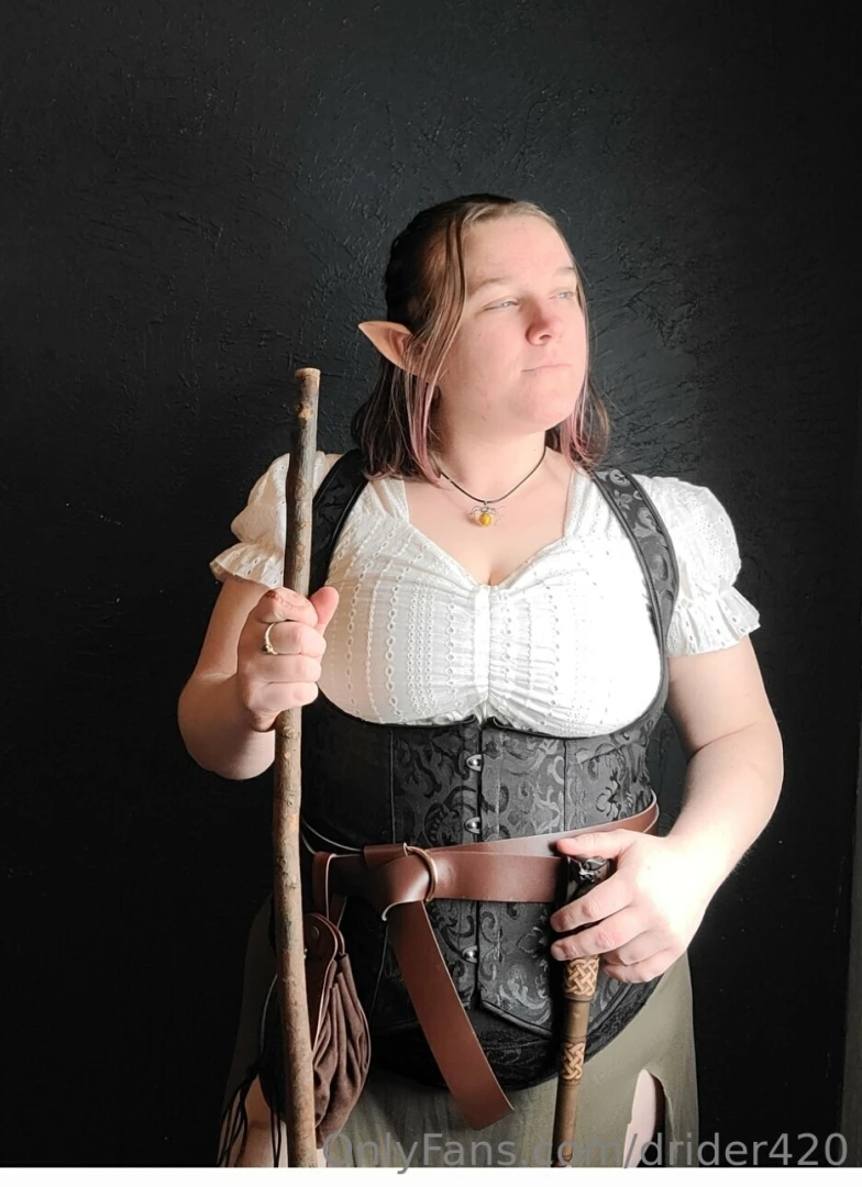 I love role-playing as a fantasy character 