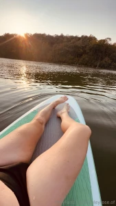 I went paddle boarding today part 1