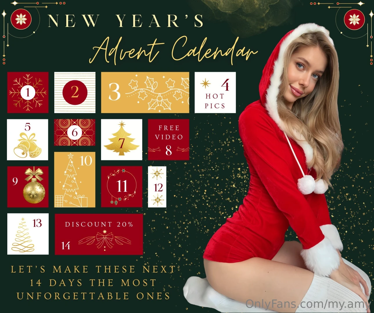 My love i have a special new year s surprise for you - advent calendar 