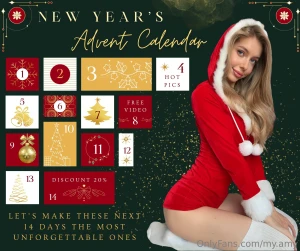 My love i have a special new year s surprise for you - advent calendar
