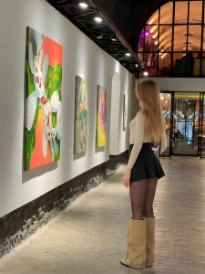 I love to visit different exhibitions of paintings every time i find