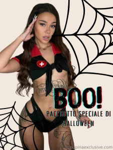 Per halloween quest anno fatti visitare dalla tua sexy infermierina