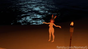 Trying out a new outfit on the beach not that there s much to this part 11