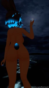 Trying out a new outfit on the beach not that there s much to this part 7