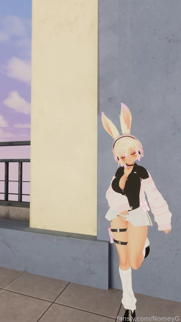 The gyaru caught you staring at her and looking down her shirt and up 