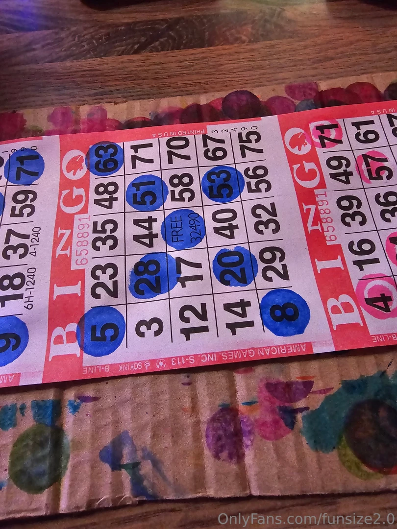 So close on the x game sex toy bingo night if you would like to part 2 