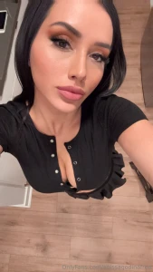 Dangerously beautiful in crimson come a little closer