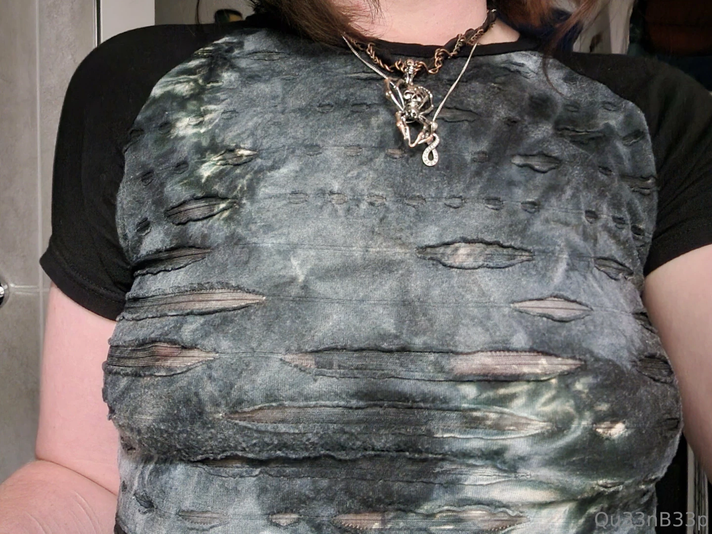 When your shirt decides to join the free the nips movement 