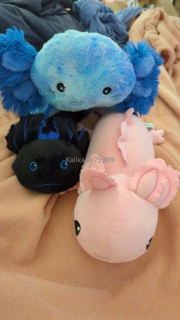 You might not like it don t care but here are my three cuddle buddy 