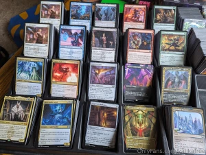 Time to put away some cards today maybe get distracted and play a