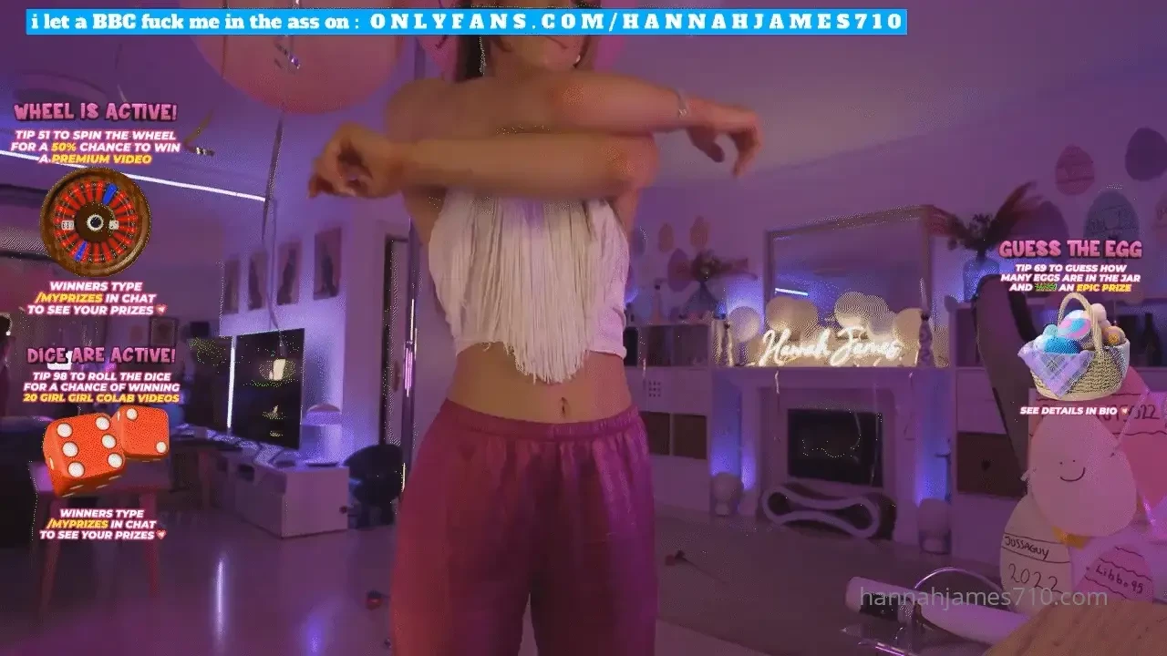 I m live on hannahjames710 tv and things are getting downright naughty part 1 