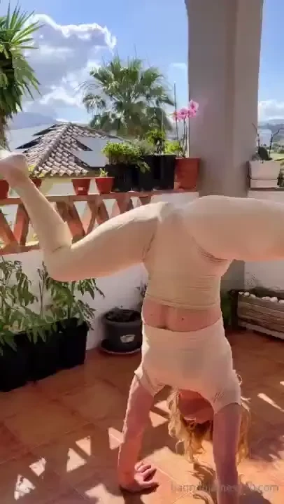 Watch me defy gravity and get into positions that will make your head 