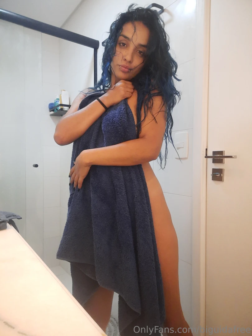 Just me my towel and all the naughty thoughts in my head 