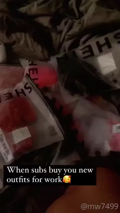 You should all thank this sub for buying me new outfits for content if 